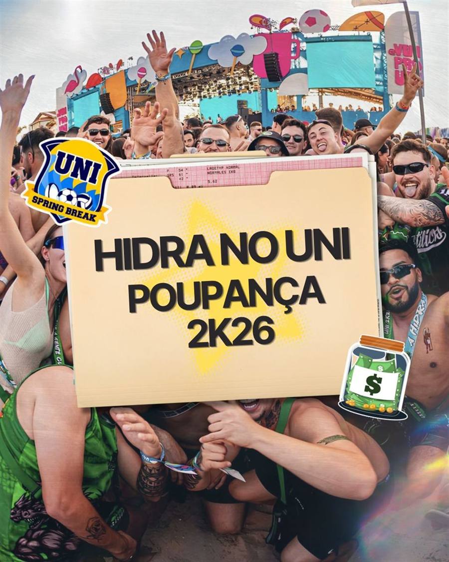 Banner Hidra no Uni Poupança 2K26